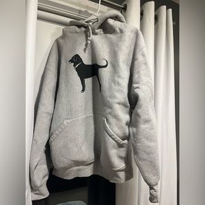 Black Dog Mens Hoodie